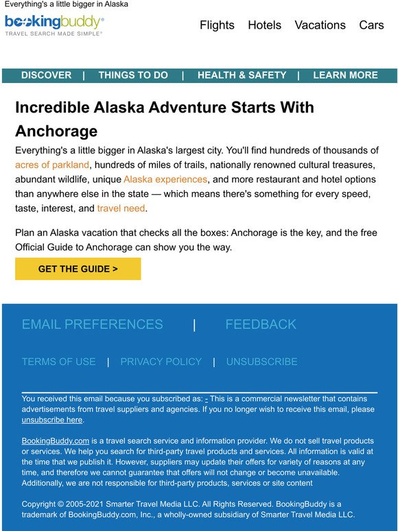 Incredible Alaska Adventure Starts in Anchorage