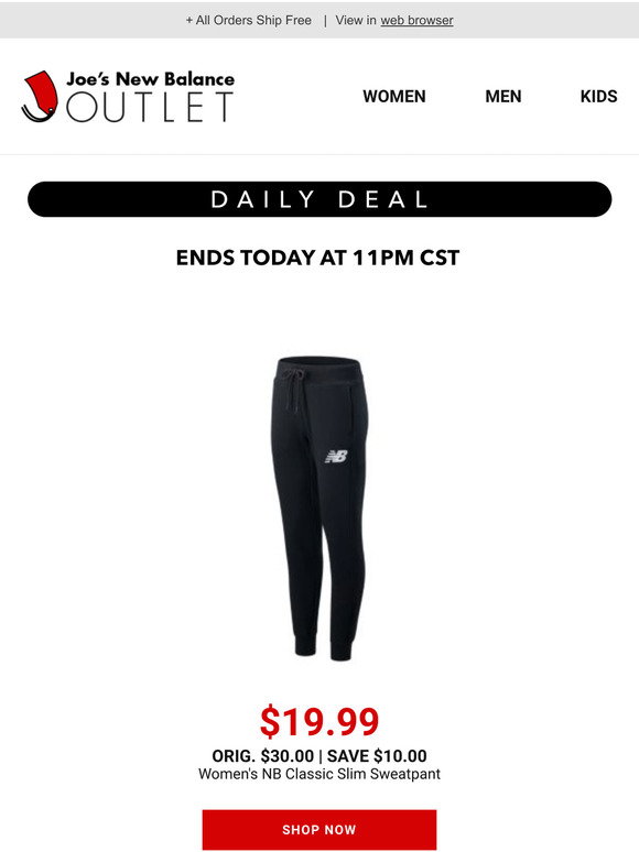 NB Classic Slim Sweatpant | Milled