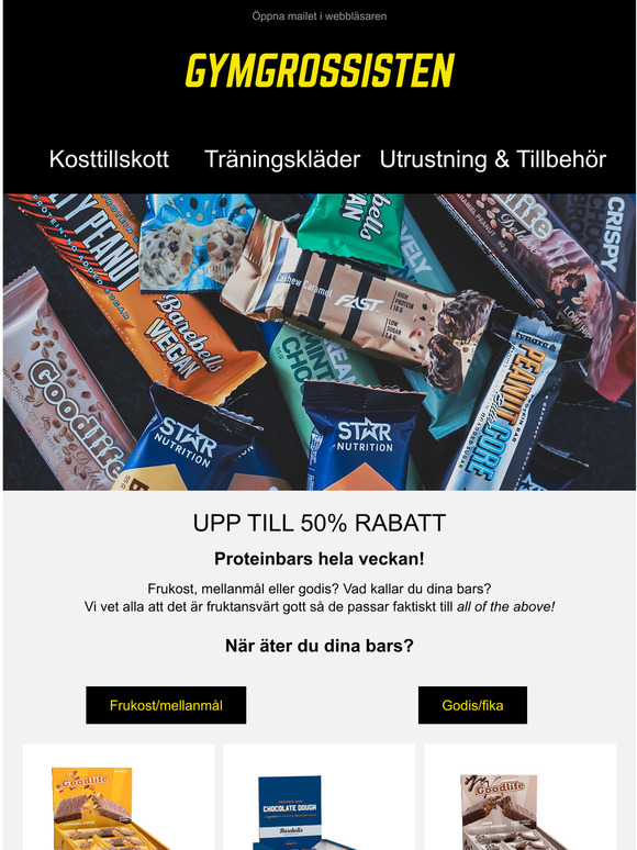Frukost eller godis? Vad kallar du dina bars?