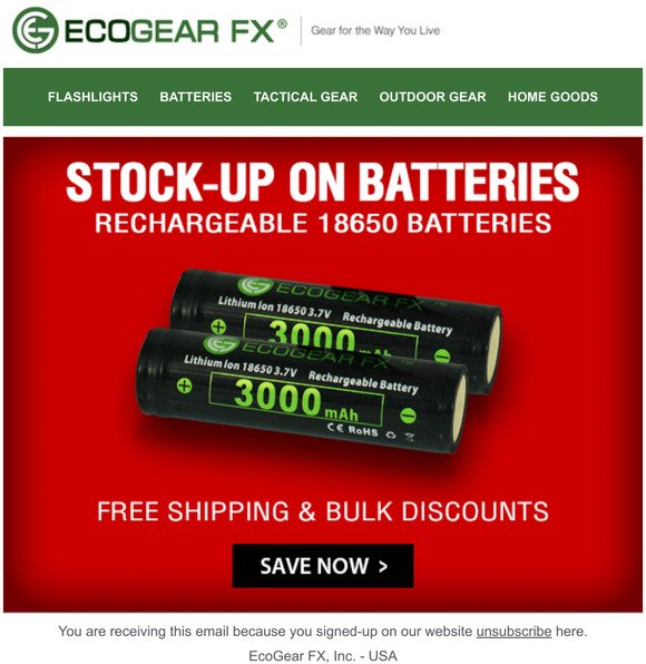 Stock-Up On Batteries