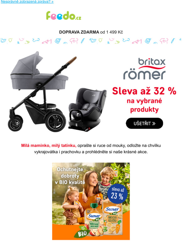 Sleva a 32 % na autosedaky Britax Rmer