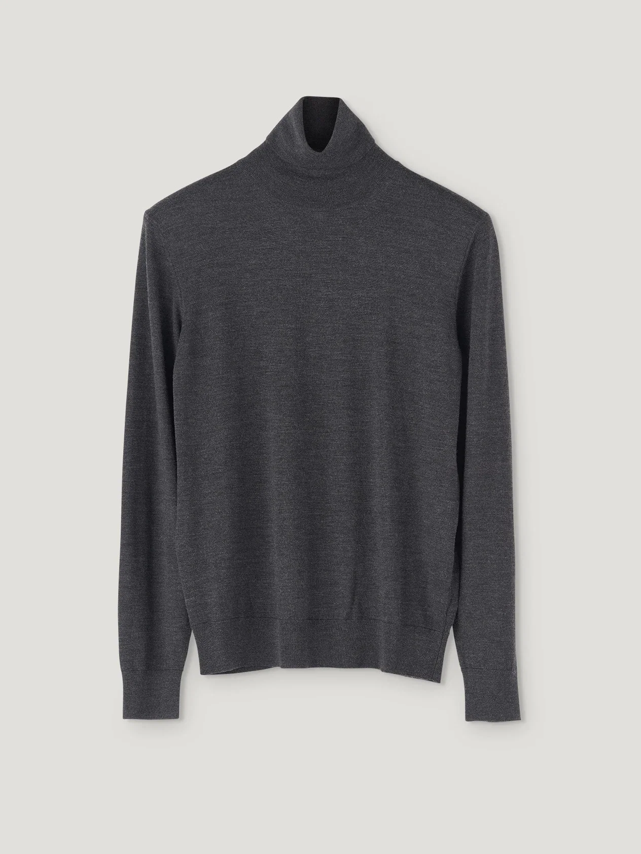 Image of Charcoal Classic Roll Neck