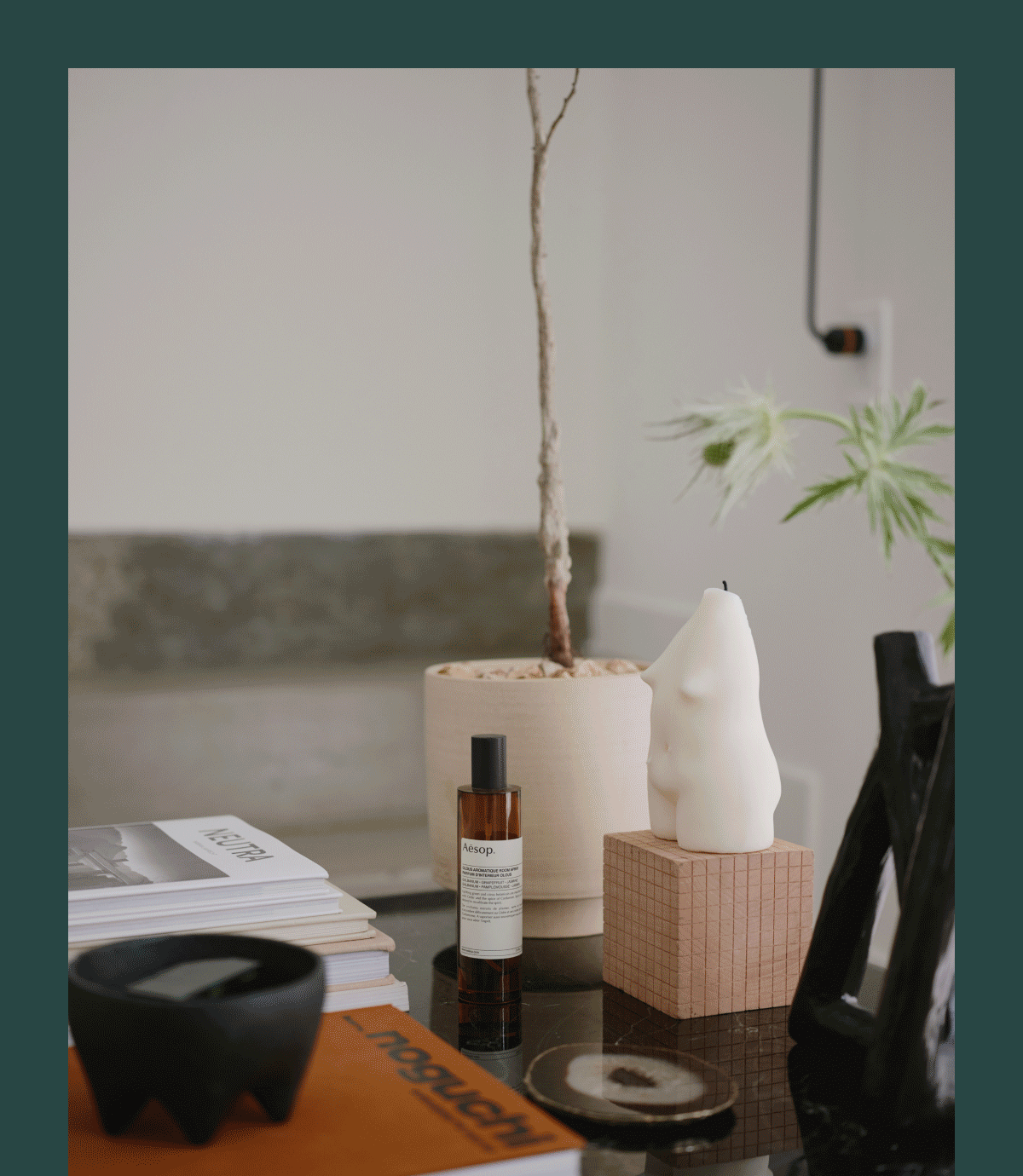 Explore her warm, minimalist home located in East Los Angeles. 