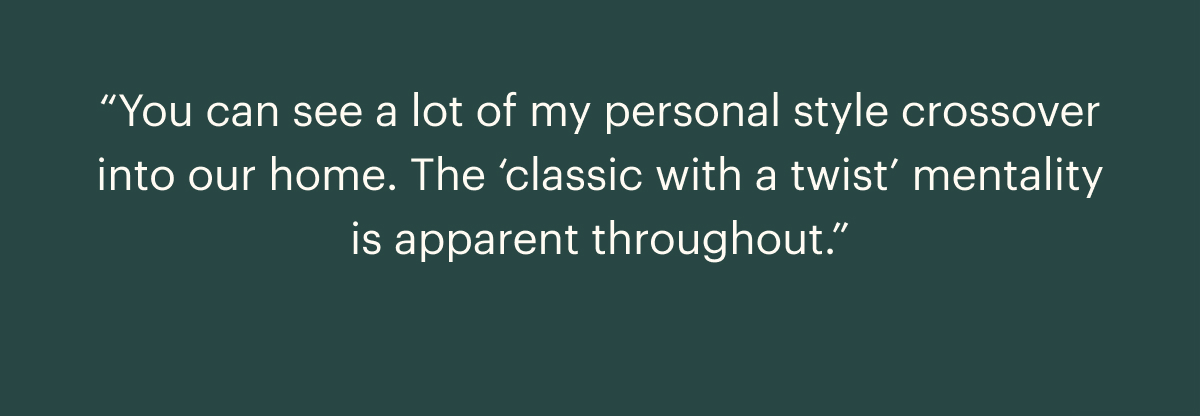 See how Amee's personal style translates into her her interior perspective.