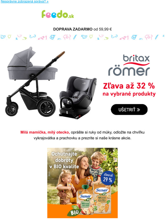 Zava a 32 % na autosedaky Britax Rmer