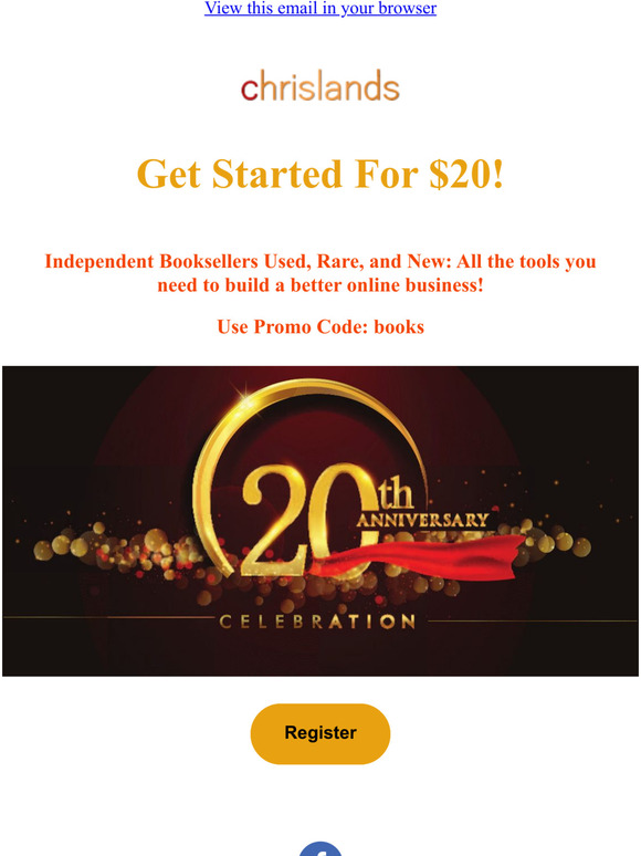 Get Started For $20!