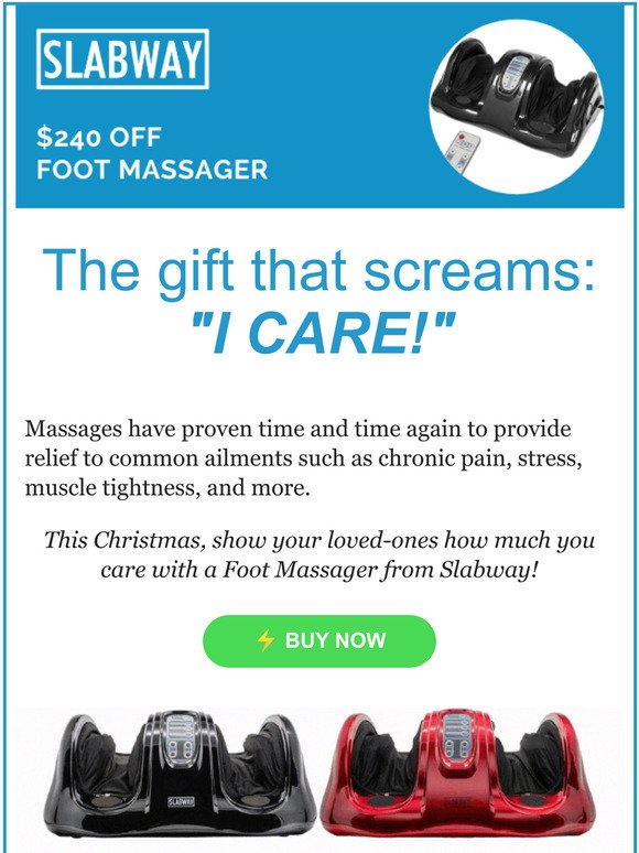[ Limited Time Offer ] $240 off Foot Massagers