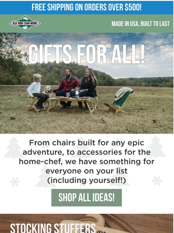 Take a Load Off This Gift Giving Season! 