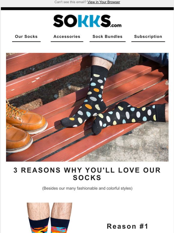 3 Reasons Why You'll Love Our Socks