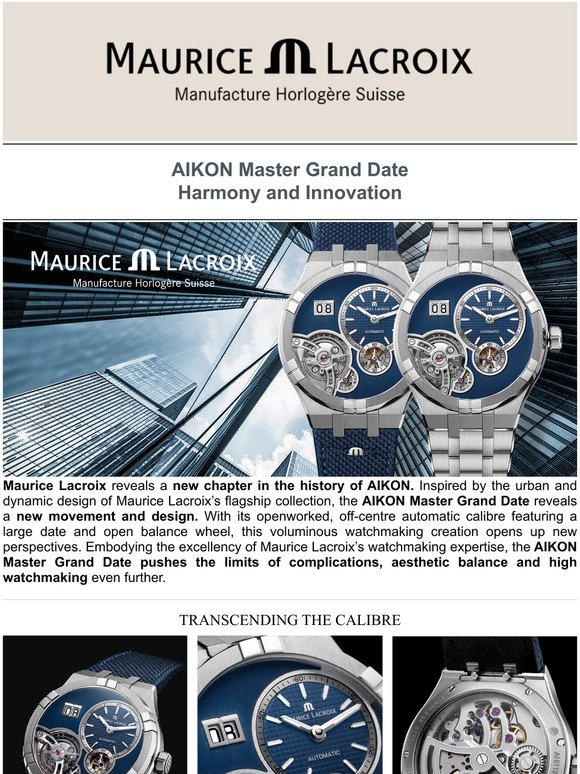 The new AIKON Master Grand Date