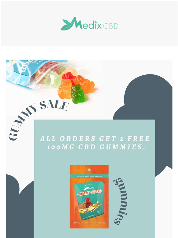 2 FREE gummy packets with each order