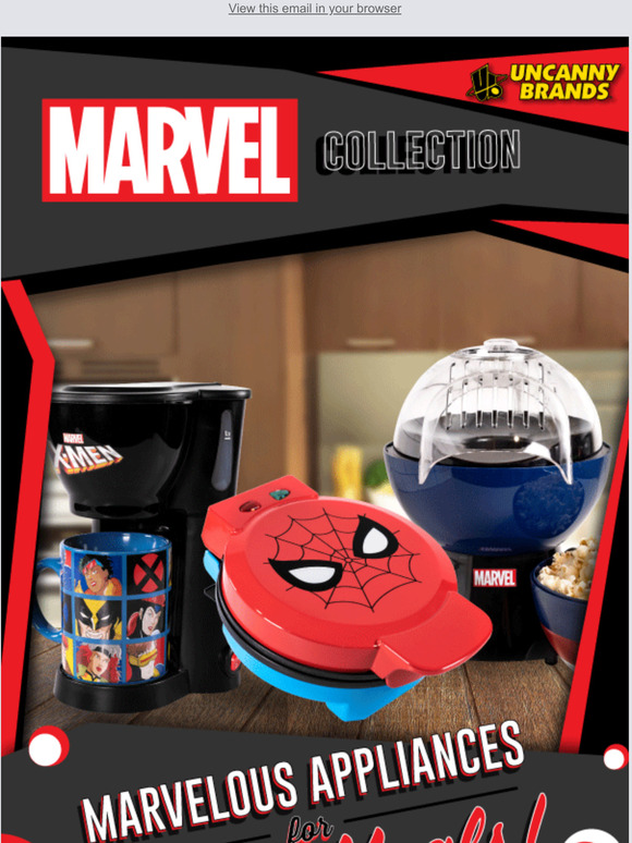 Uncanny Brands Marvel's X-Men Kawaii 2 Quart Slow Cooker - Black