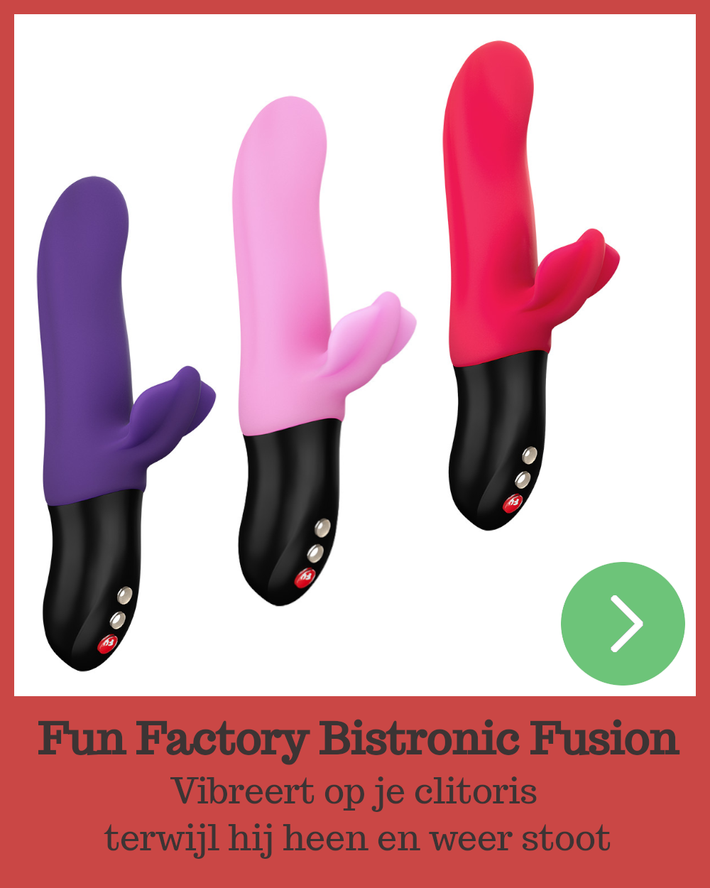 Fun Factory Bistronic Fusion: Pulsator met clitorisvibrator