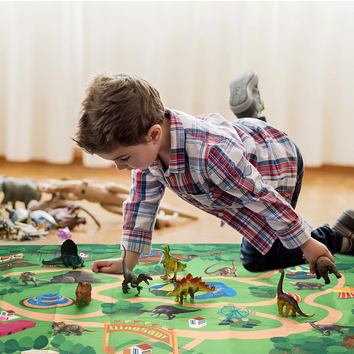 Image of Dinosaur Toy Activity Box Set