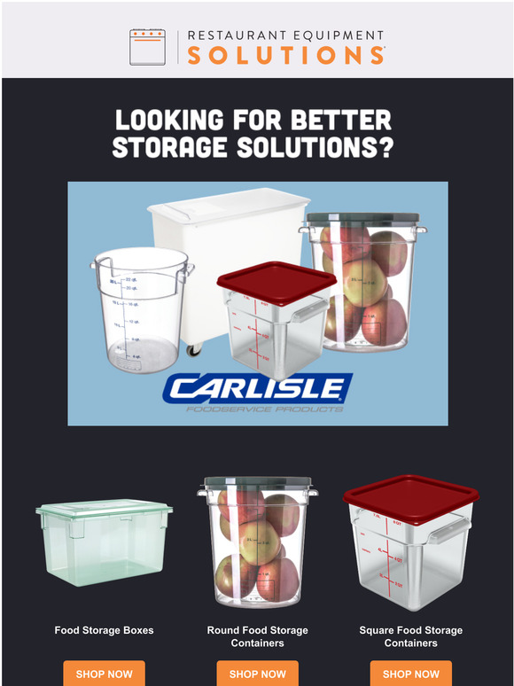 Looking For Better Storage Solutions? Try Carlisle!