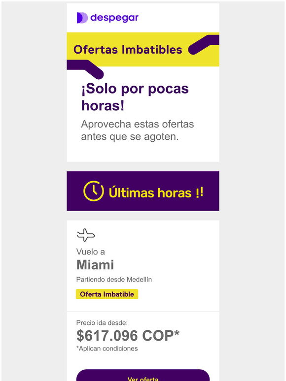 despegar co: Llegaron los imbatibles de la semana! Aprovecha y compra hoy  tu prximo viaje | Milled