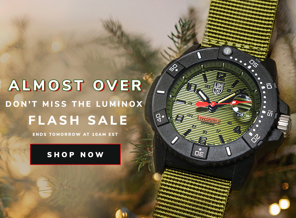ShopWorn Luminox Flash Sale Final Hours Milled