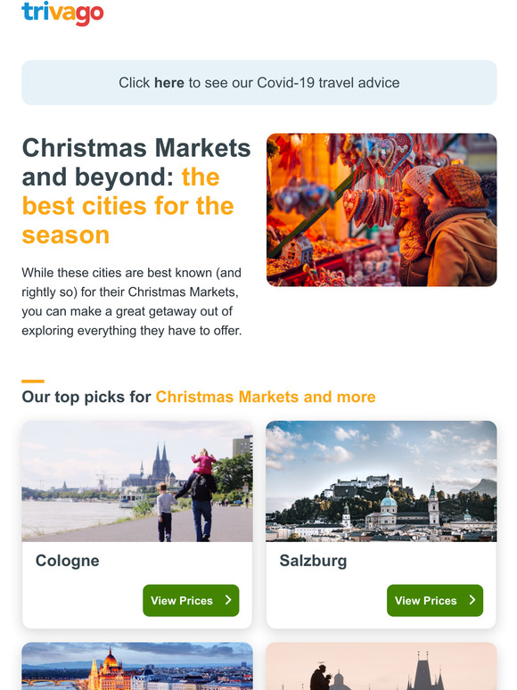 Europes best cities for Christmas Markets and more