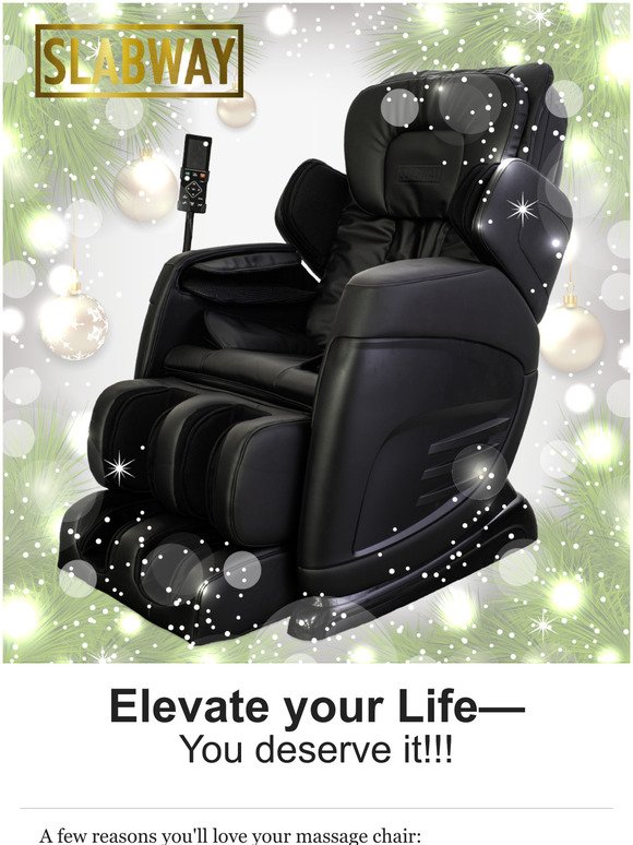 A massage chair for you, ? 