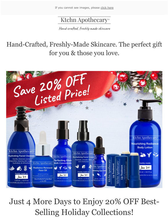 Just 4 More Days to Enjoy 20% OFF!