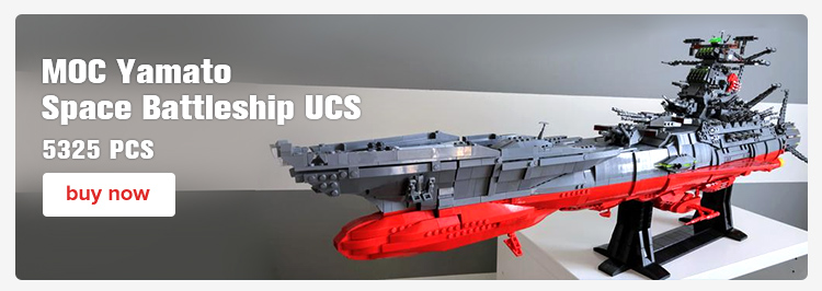  VONADO Space Battleship Yamato Building Blocks Set