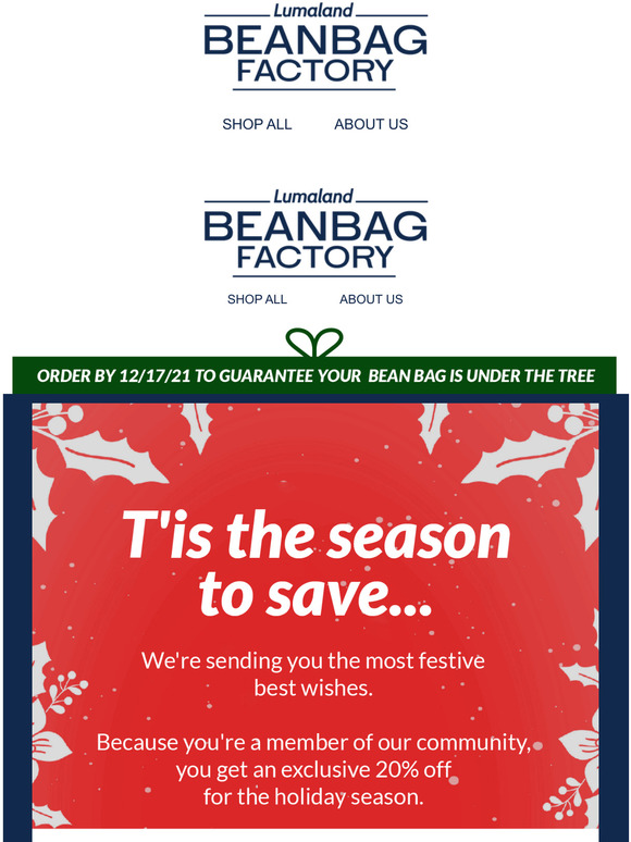 20% off - just for you 