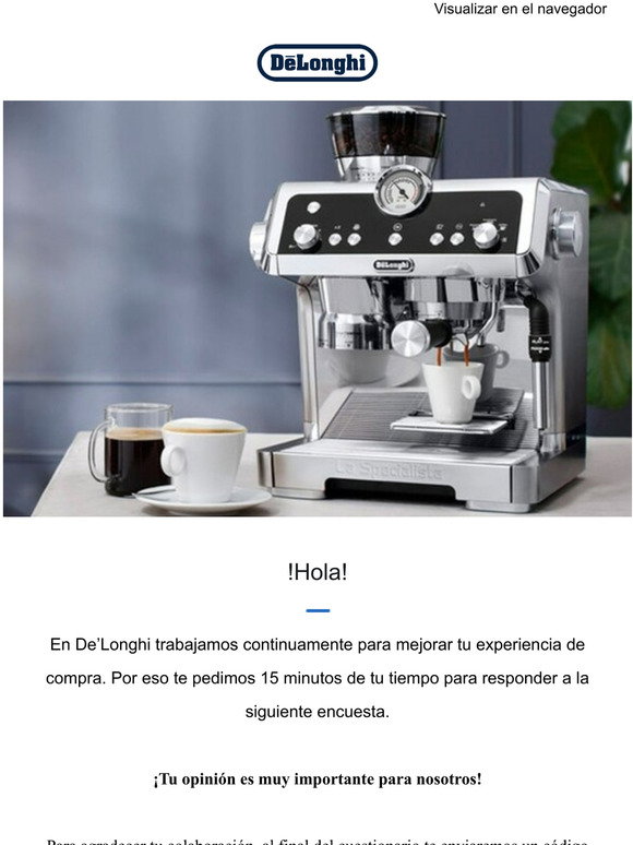DeLonghi ES: Aydanos a mejorar con tu opinin | Milled