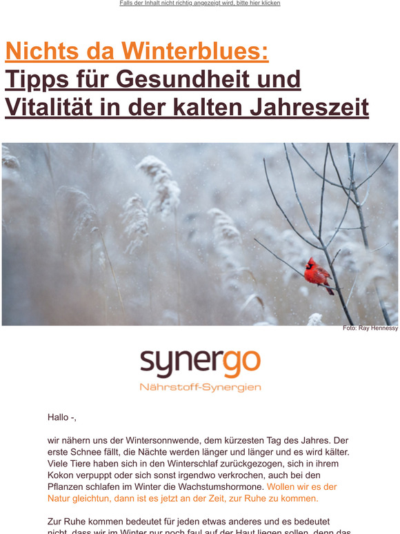Gesund und vital durch den Winter