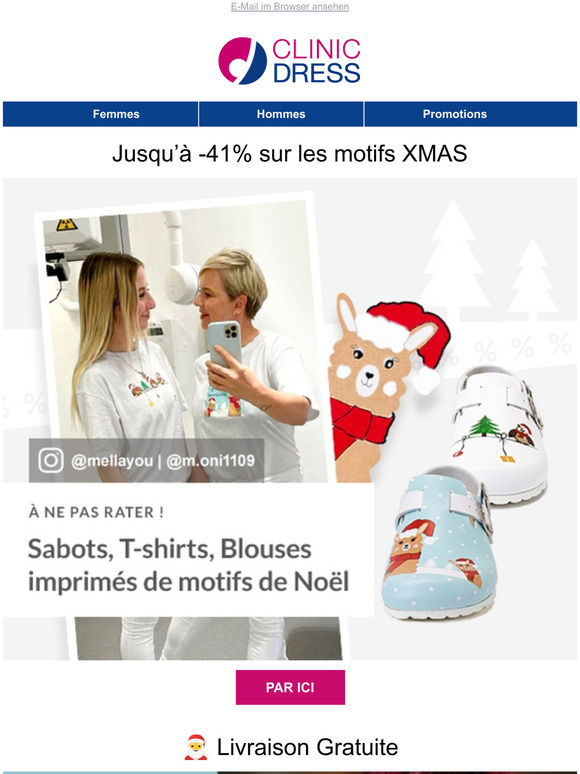 Jusqu -41% sur les motifs XMAS + Livraison Gratuite