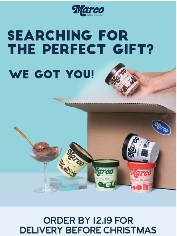 Give the gift of ice cream!