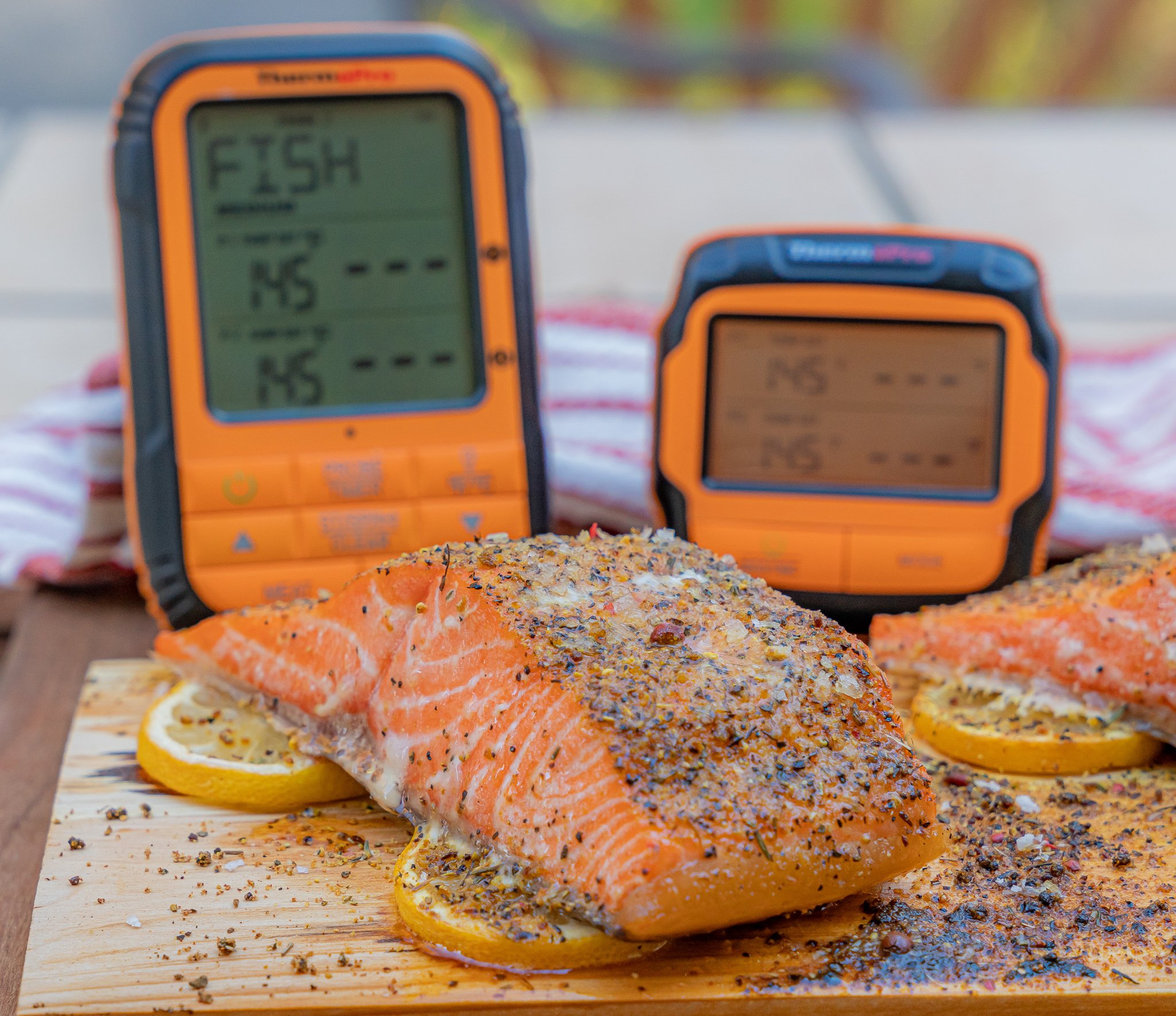 ThermoPro Here's a tip from Frank to smoke perfect cedarplank salmon