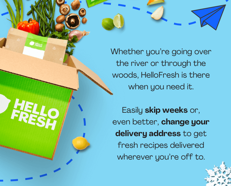 HelloFresh US On your schedule & delivered wherever you may go Milled