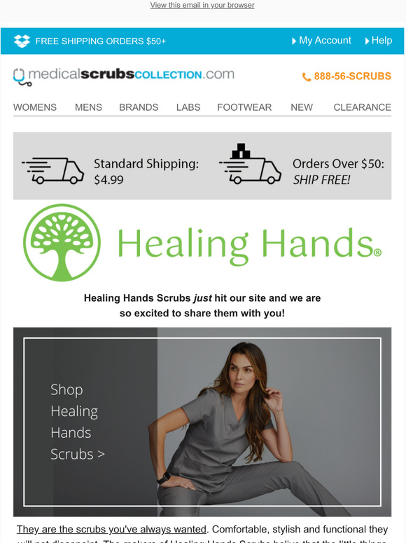 Medical Scrubs Collection Introducing Healing Hands Scrubs! Milled