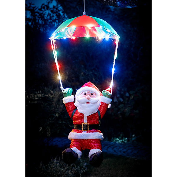 I-Glow XL-LED-Weihnachtsmann - Mit LED-Fallschirm
