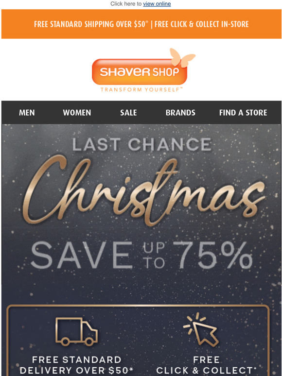 Shaver Shop Nz Free Standard Delivery Free Click Collect Milled