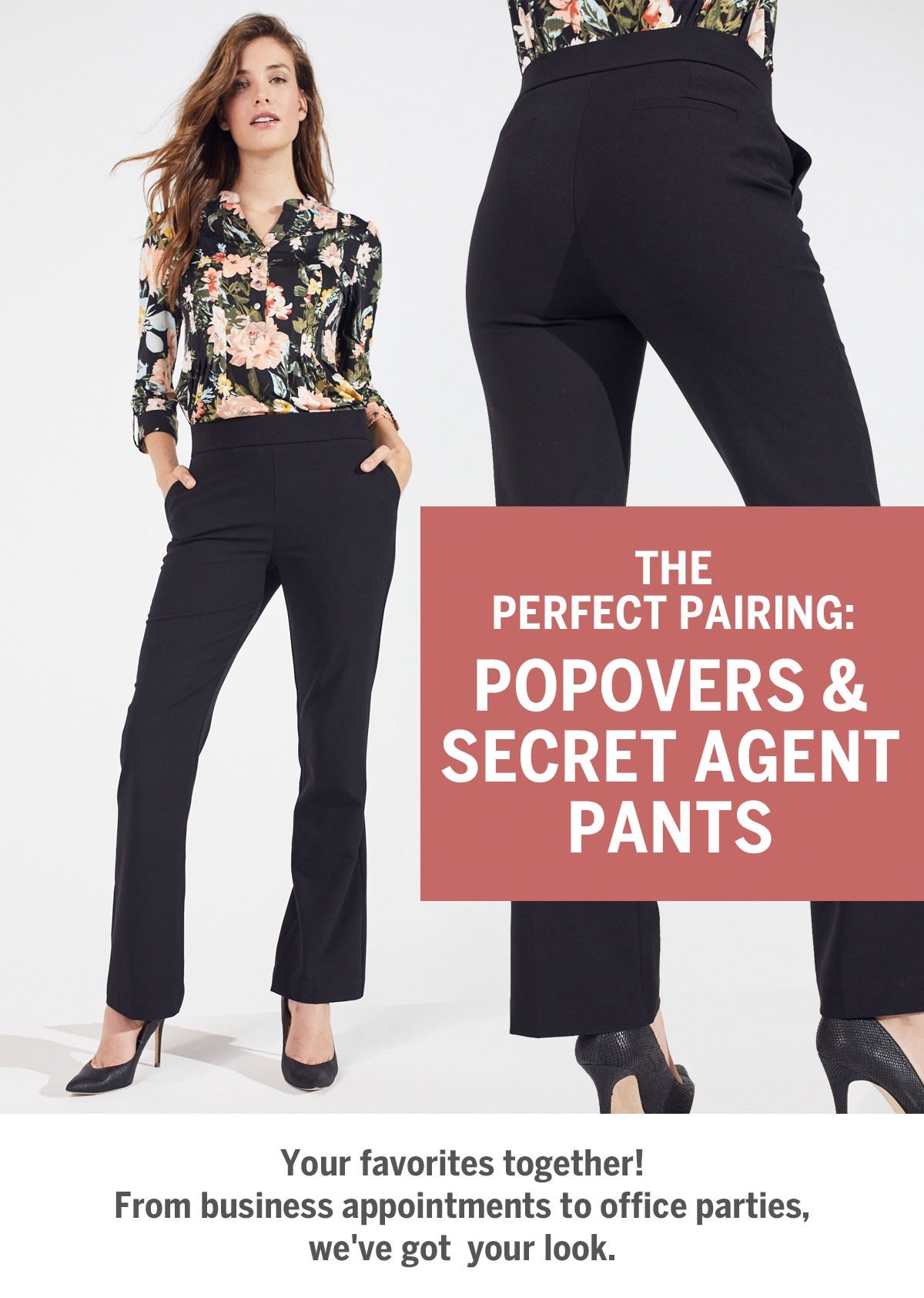 Roz & Ali Secret Agent Slight Bootcut Pants - Petite – Dressbarn