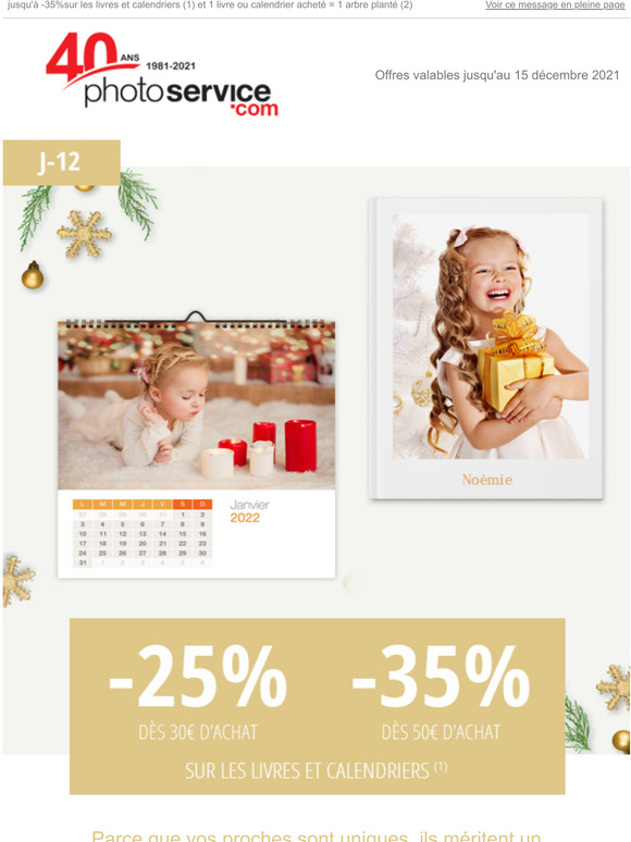 Vos cadeaux photo sont sur photoservice.com !