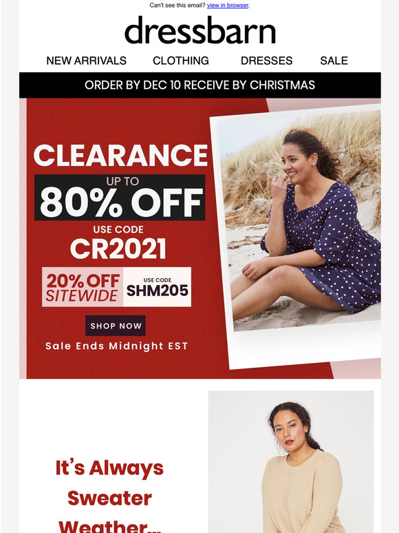 dressbarn clearance