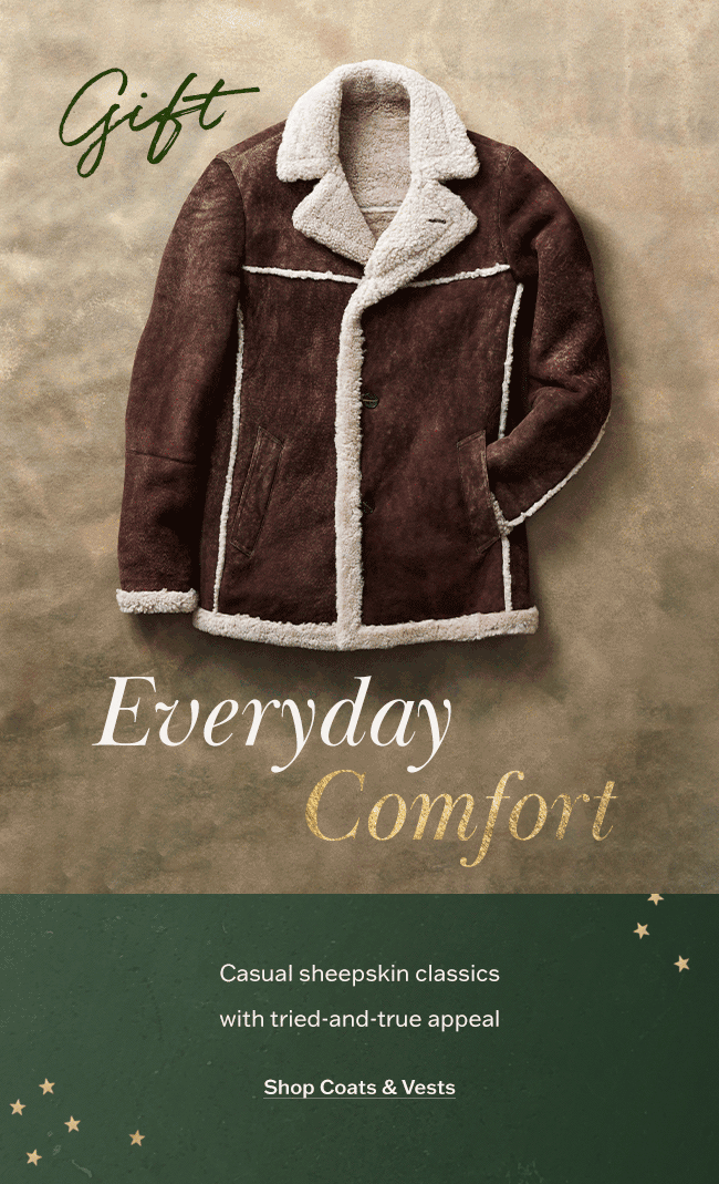 Classic Sheepskin Coats + Cozy Sweaters Milled