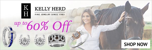 Kelly Herd Jewelry—The original in Western Jewelry. Give the gift of Equestrian Elegance at up to 60% Off! Shop Now