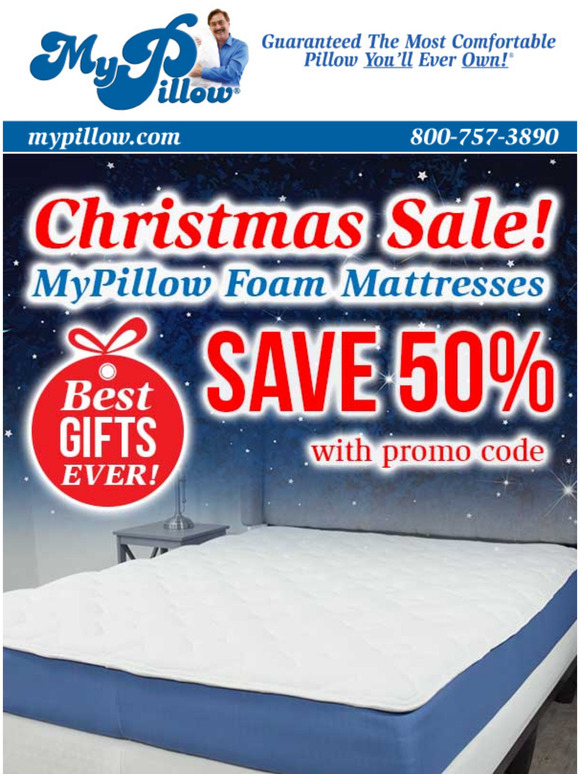 My pillow topper tv promo outlet code