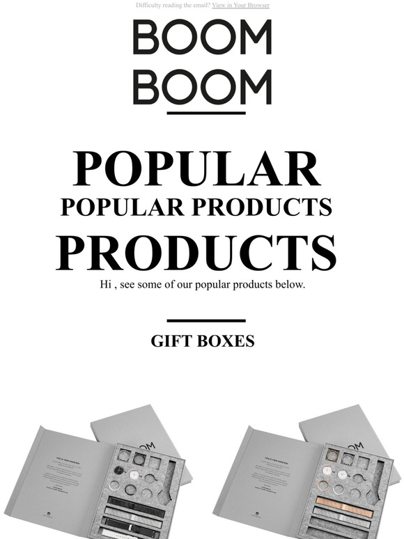 Our popular products.