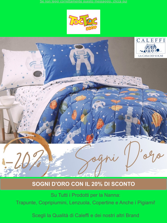 Letto -20% Sogni D'oro con Caleffi e i Migliori Brand				