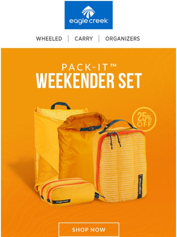 Pack-It Sets Now 25% OFF