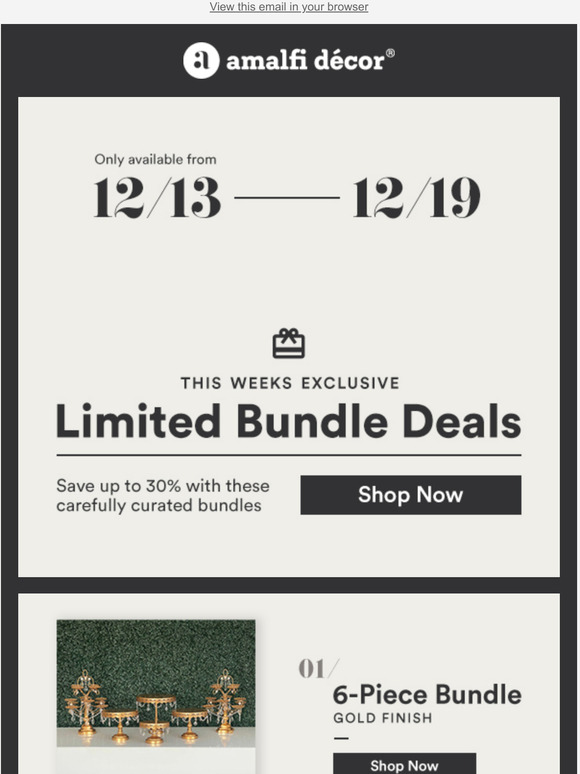 Cake Stand Sets Up to 30% Off