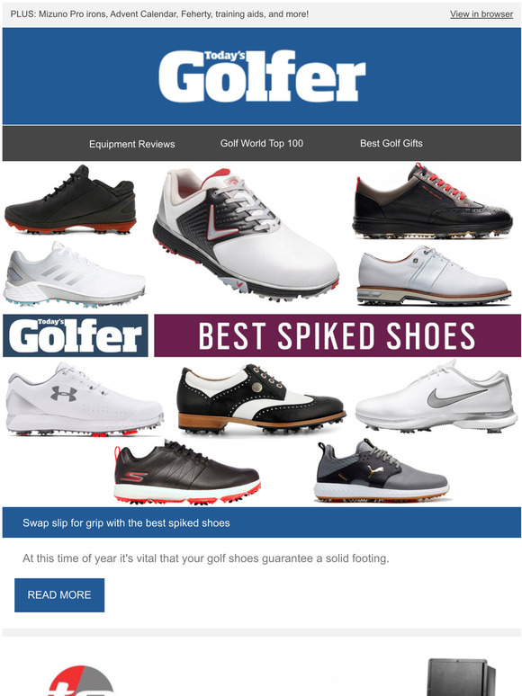 Today's Golfer REVEALED The Best Spiked Golf Shoes Milled