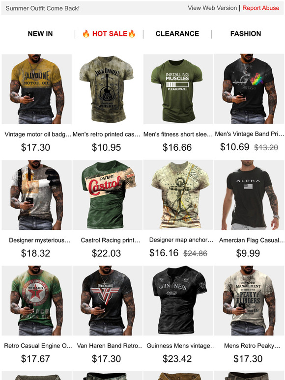 Need Some Summer Outfits? Summer Clearance Start Now!