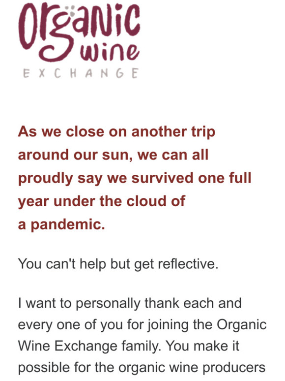 Holiday shipping deadlines + new wineries + coupons