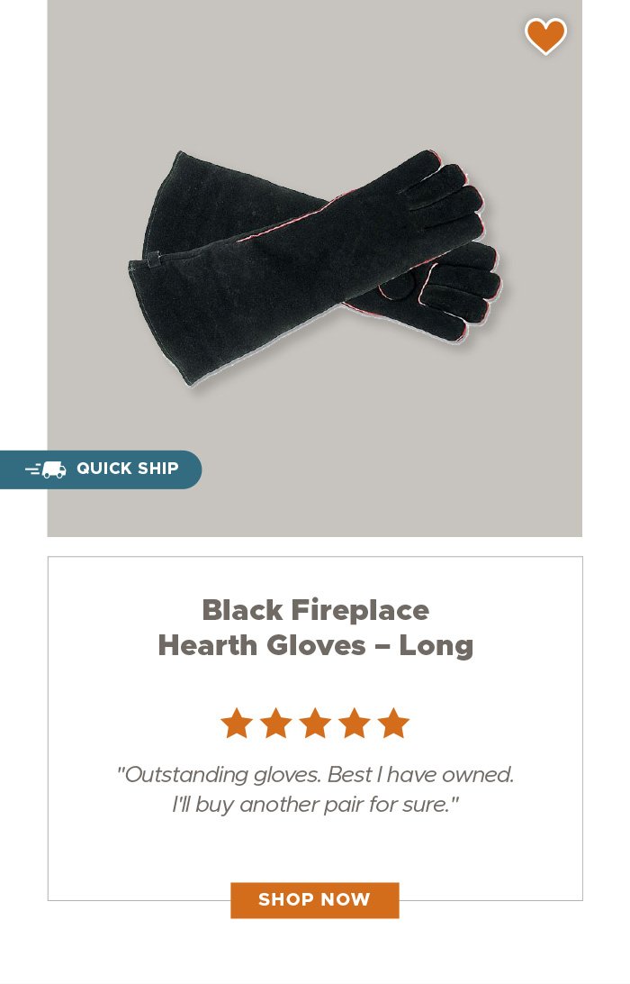 Shop Black Fireplace Hearth Gloves – Long