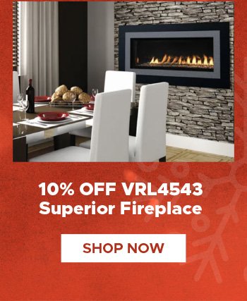 10% OFF VRL4543 Ventless Fireplaces by Superior - Shop Now